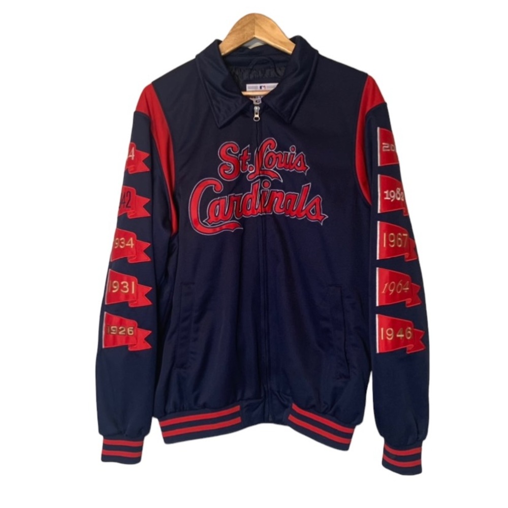 RARE Genuine Merchandise St Louis Cardinals World Series Championship Jacket Lg